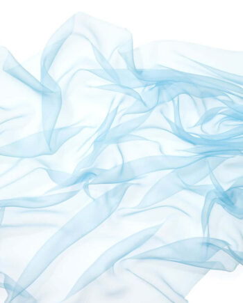 Chiffon zijde per meter - 059 lichtblauw