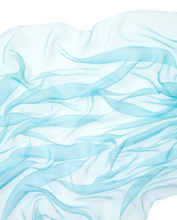 Chiffon zijde per meter - 060 turquoise licht
