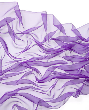 Chiffon zijde per meter - 068 paars