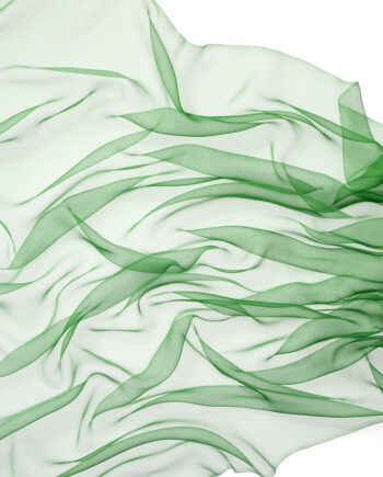 Chiffon zijde per meter - 078 groen