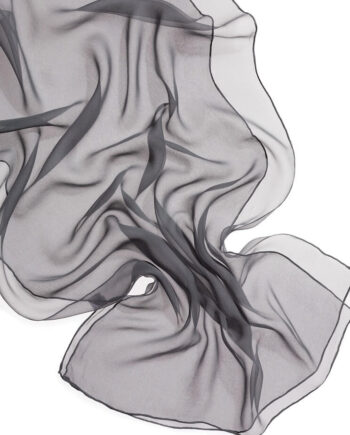 Chiffon Sjaal - 180 x 55 cm - 008 Graphite
