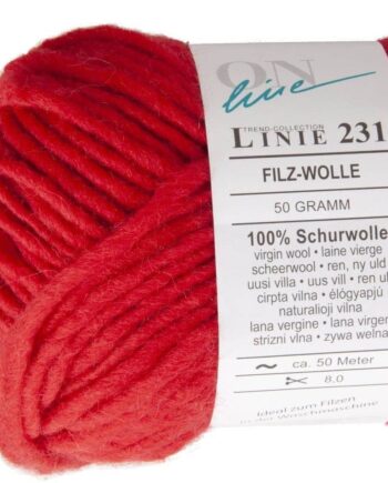 ONline Knitting Yarn Linie 231 - 003 Red