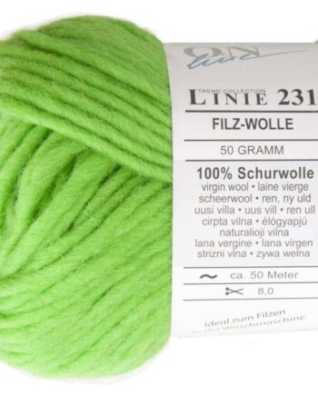 Verviltbare breiwol bol - 033 Felgroen