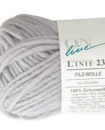 Verviltbare breiwol bol - 050 Lichtgrijs