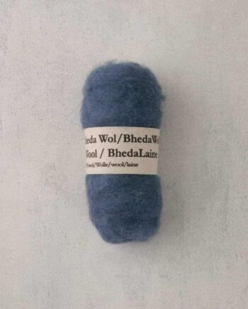 Bhedawool - Cardfleece - ball of 25 gram - blue