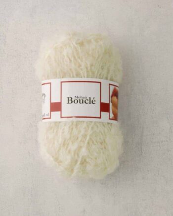 Mohair Bouclé Yarn 50 gr, nature