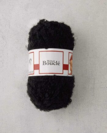 Mohair Bouclé Yarn black