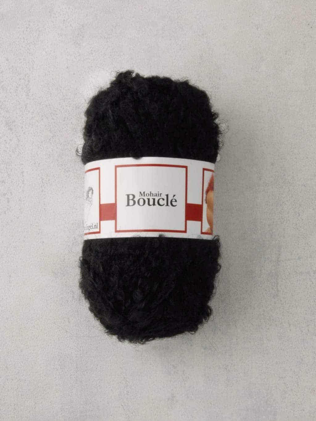 Mohair Bouclé Yarn black