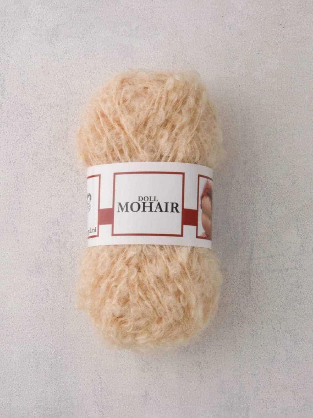 Poppengaren bouclé-garen 50 gr, goudblond