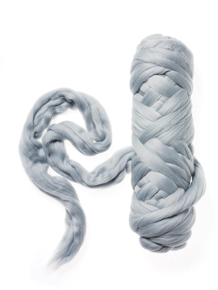 Extra Fijne 19,5 micron Lontwol - 219 Lichtgrijs