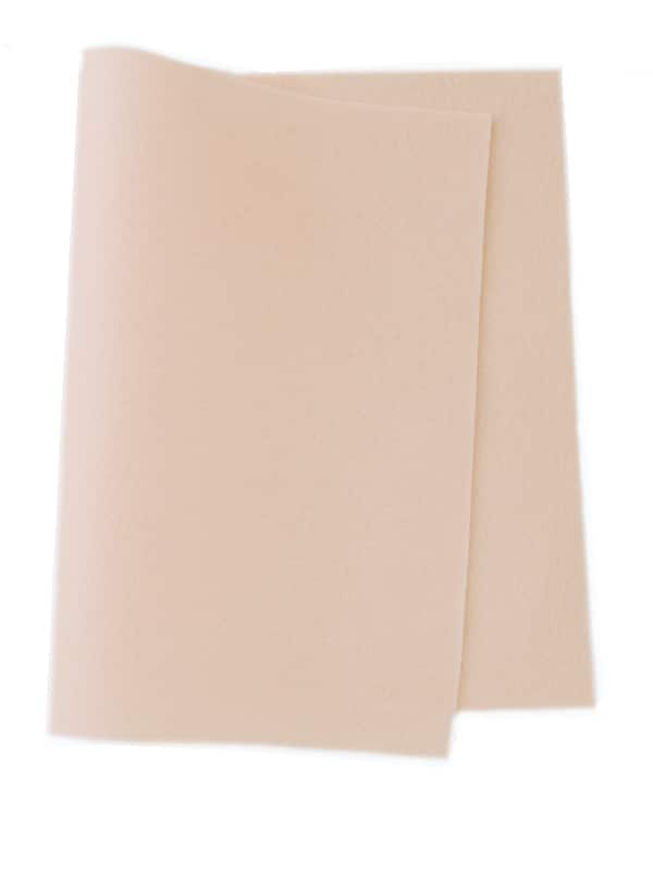 TrueFelt - 1-1.2mm - 20x30 cm - 636 Beigeroze