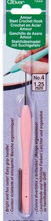 Amour Steel Crochet Hook No.4 (1,25 mm) - per stuk