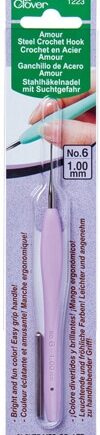 Amour Steel Crochet Hook No.6 (1,00 mm) - per stuk