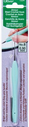 Amour Steel Crochet Hook No.8 (0,90 mm) - per stuk