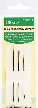 Huck Embroidery Needles - per stuk