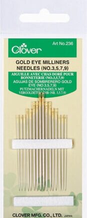 Gold Eye Milliners Needles (No. 3/9) - per piece