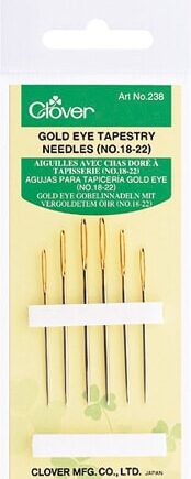 Gold Eye Tapestry Needles (No. 18/22) - per stuk