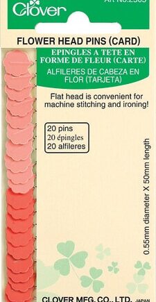 Flower Head Pins (Carded) - per stuk