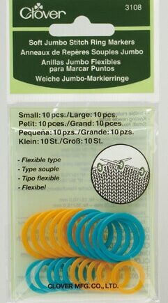 Soft Jumbo Stitch Ring Markers - per stuk