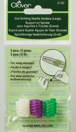 Coil Knitting Needle Holders (Large) - per stuk