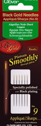 Black Gold Needles Applique/Sharps (No.10) - per stuk