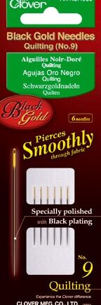 Black Gold Needles Quilting (No.9) - per stuk