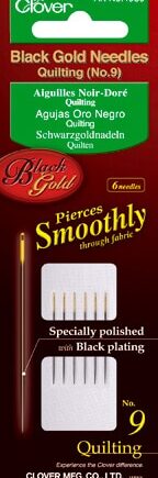 Black Gold Needles Quilting (No.10) - per stuk