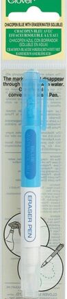 Chacopen Blue with Eraser (Water Soluble) - per stuk