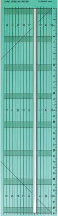 Bias Tape Cutting Ruler (mm) - per stuk