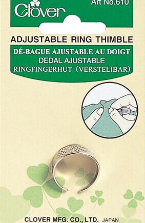 Adjustable Ring Thimble - per stuk