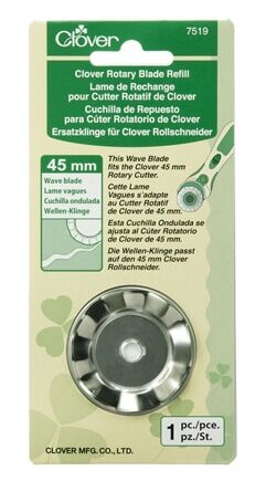 Rotary Blade Refill - Wave blade 45 mm - per stuk
