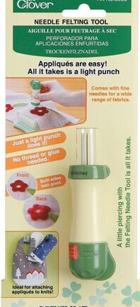 Clover geveerde viltnaaldhouder (met 5 naalden), per stuk