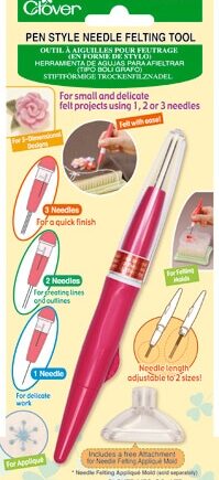 Clover naaldviltpen met 3 naalden