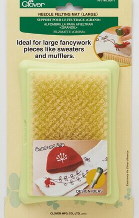 Felted Needle mat, large, 13 x 8 cm - per piece