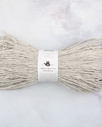 Alpaca Queen, per 100 gram, Lichtgrijs