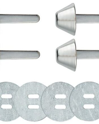 Bag Feet (12 mm/Glossy Nickel) - per stuk