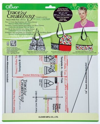 Trace ‘n Create Bag Templates with NANCY ZIEMAN 
Nancy’s Hobo Tote Collection - per piece