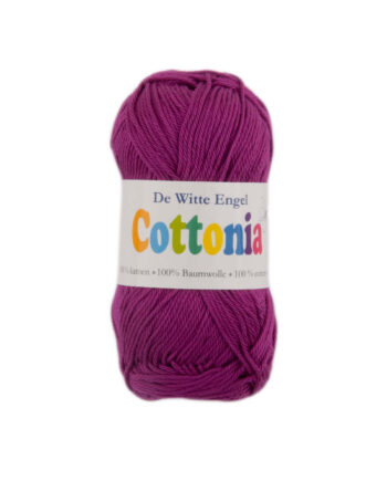 Cottonia Crochet and Knitting yarn - per ball of 50 gram - dark fuchsia