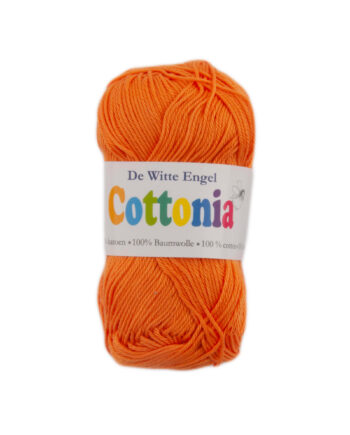 Cottonia Crochet and Knitting yarn - per ball of 50 gram - light orange
