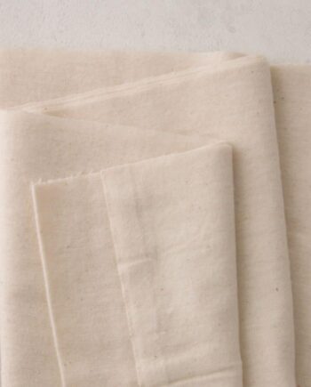 Flanel, 2.80 m breed per meter, creme