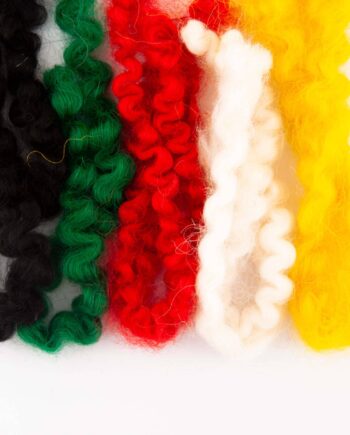 Wool Crepe assortment, ± 25 gr, bright colours