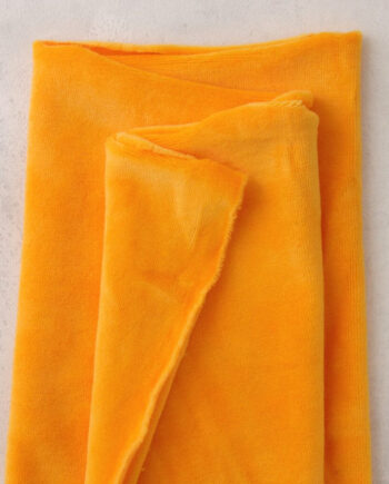 Stretchable velvet, p.m, sun yellow