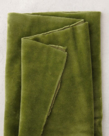 Nicky velours - p.m - mosgroen