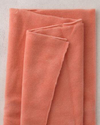 Nicky velours - p.m - zalmroze