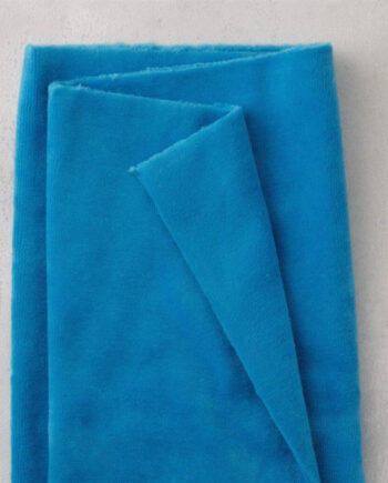 Nicky velours - p.m - ocean blue