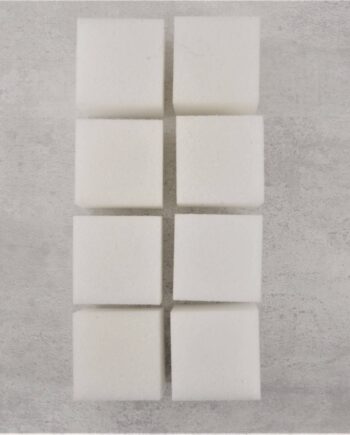 Eco Schuimrubberen kubus, 5x5x5 cm, 8 stuks