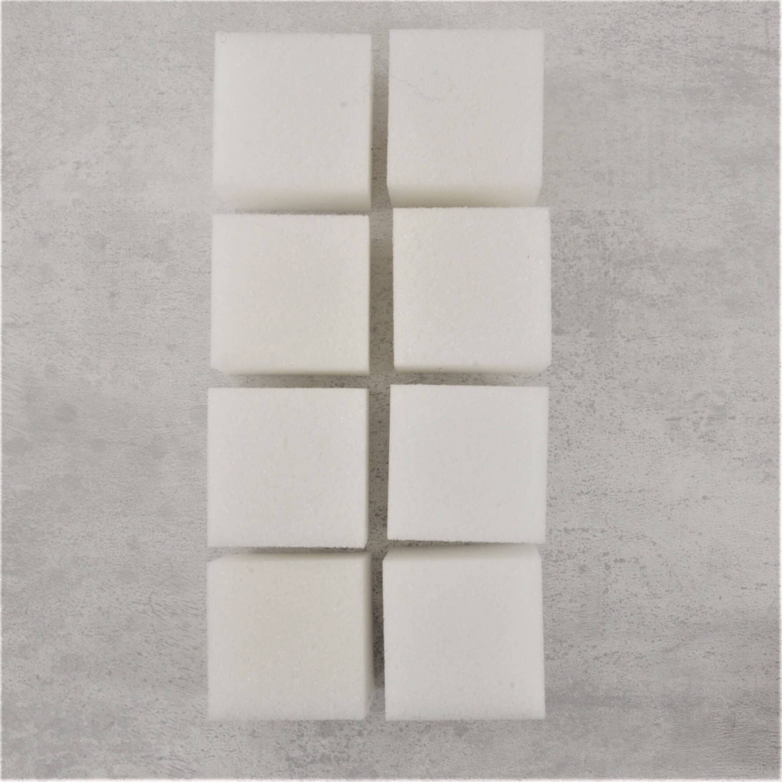 Eco Foam Rubber Cube - 5x5x5 cm - 8 Pieces