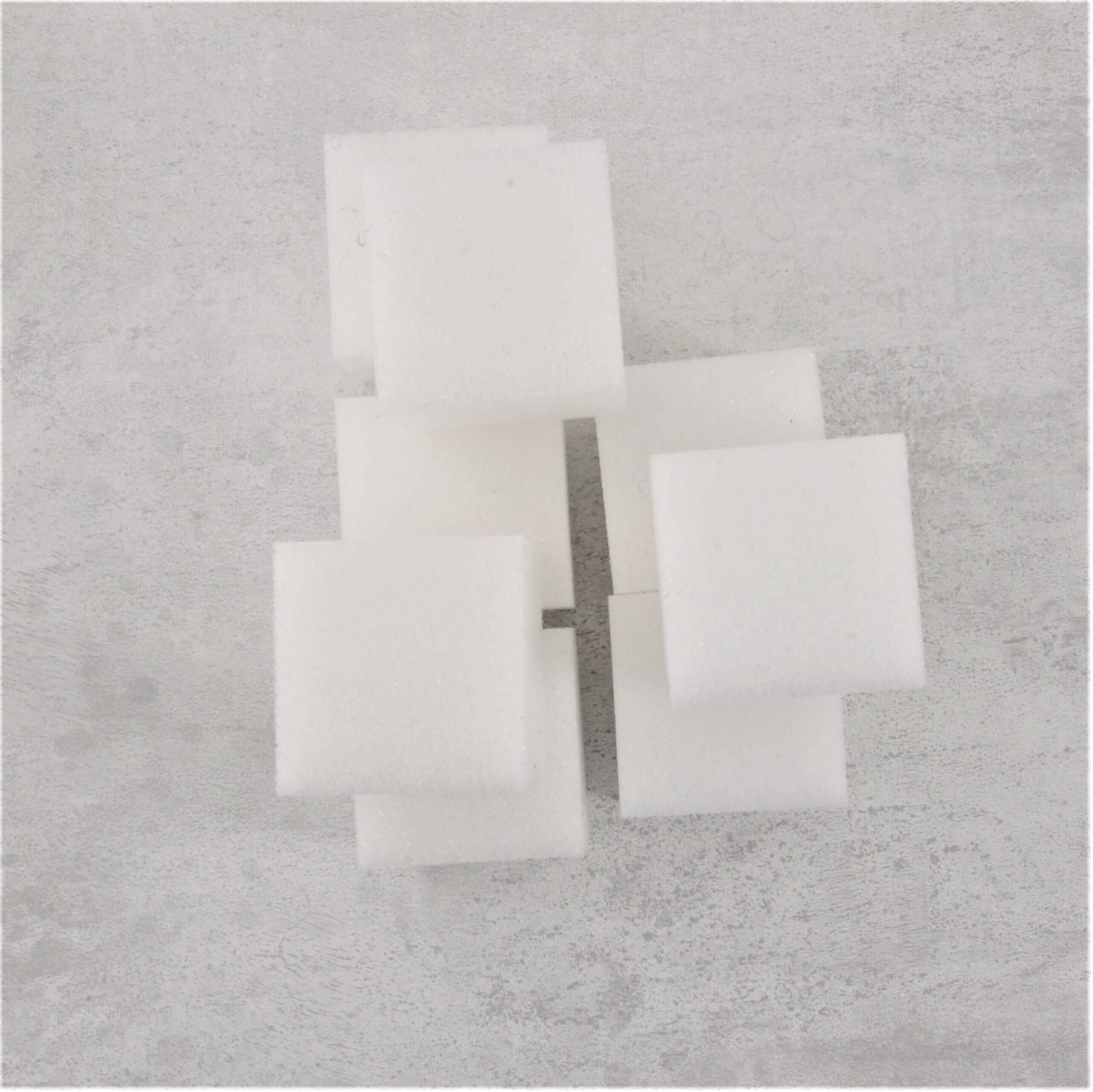 Eco Foam Rubber Cube - 5x5x5 cm - 8 Pieces