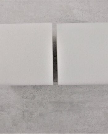 Eco Schuimrubberen kubus, 13x13x13 cm, 2 stuks