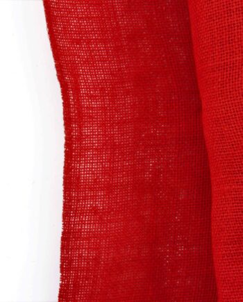 Jute, 65 cm breed, per meter, Rood